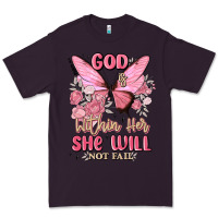 Plum god is within her she will not fail Premium Tee - MaliasSmallBusiness