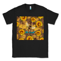 Black be kind bee and sunflowers Classic Tee - Artiststas