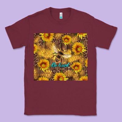 Be Kind Bee And Sunflowers Classic Tee Designed By Artiststas