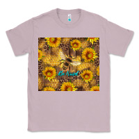 Lilac be kind bee and sunflowers Classic Tee - Artiststas