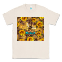 Natural be kind bee and sunflowers Classic Tee - Artiststas