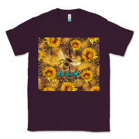 Plum be kind bee and sunflowers Classic Tee - Artiststas