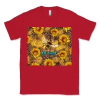Red be kind bee and sunflowers Classic Tee - Artiststas