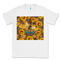 White be kind bee and sunflowers Classic Tee - Artiststas