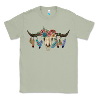 Matcha Texas Longhorn Bull Skull Classic Tee - JahusDesignShop