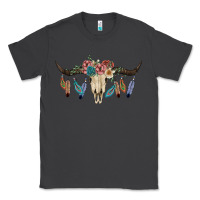 Smoke Texas Longhorn Bull Skull Classic Tee - JahusDesignShop