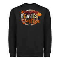 Black leaves and lattes Heavyweight Sweatshirt - CowGirlArtShop
