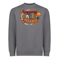 Storm leaves and lattes Heavyweight Sweatshirt - CowGirlArtShop