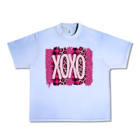 Grape Ice Love Xoxo Brushstrokes Valentines Urban Heavy Tee - Bettercallsaul