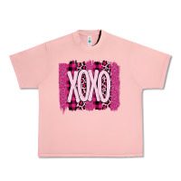 Salmon Love Xoxo Brushstrokes Valentines Urban Heavy Tee - Bettercallsaul