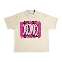 Sandshell Love Xoxo Brushstrokes Valentines Urban Heavy Tee - Bettercallsaul