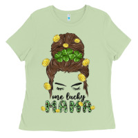 Matcha one lucky mama Ladies Tee - MaliasSmallBusiness