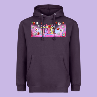 School Nurse Libbey Glass Heavyweight Hoodie Designed By Bundleandbundleshop
