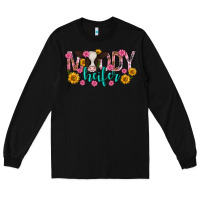 Black Moody Heifer Mother's Day Long Sleeve Tee - texasbilliewilder