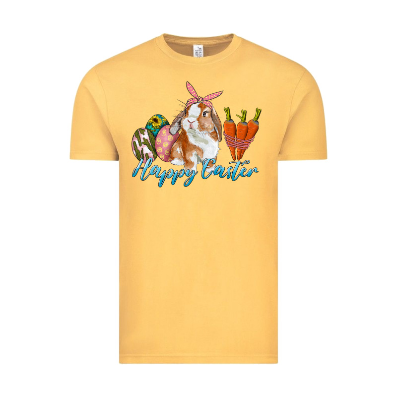 Happy Easter Bunny Carrots And Eggs Vintage Tee by RanaPortraitStore | Teevron