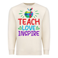 Teach Love Inspire Premium Sweatshirt | Teevron
