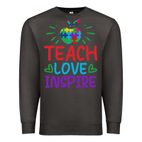 Smoke teach love inspire Premium Sweatshirt - CowhideDigitalArt