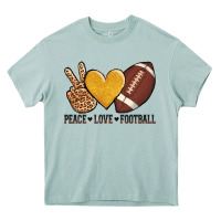 Arona peace love football Heavy Core Tee - AdoDesignShop