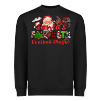 Black santas favorite  football player Heavyweight Sweatshirt - CowGirlArtShop