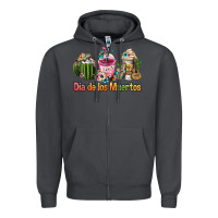Smoke Mexican Día De Los Muertos Coffee Cups Zipper Hoodie - FaDigitalArtStudio