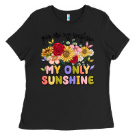 Black you are my sunshine my only sunshine Ladies Tee - MaliasSmallBusiness