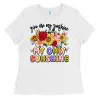 White you are my sunshine my only sunshine Ladies Tee - MaliasSmallBusiness