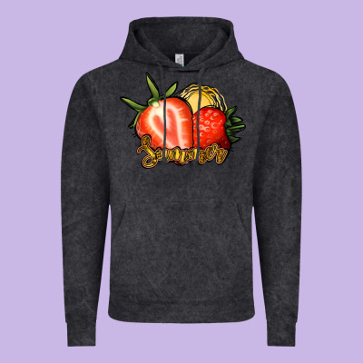 Strawberry Summer Vintage Hoodie Designed By Bettercallsaul
