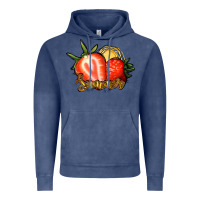 Vintage Denim Strawberry Summer Vintage Hoodie - Bettercallsaul