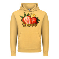 Vintage Mustard Strawberry Summer Vintage Hoodie - Bettercallsaul