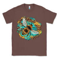 Chestnut leopard honeycomb with bee Classic Tee - Artiststas