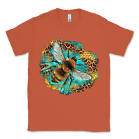 Copper leopard honeycomb with bee Classic Tee - Artiststas