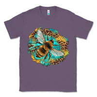 Lavender leopard honeycomb with bee Classic Tee - Artiststas