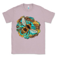 Lilac leopard honeycomb with bee Classic Tee - Artiststas