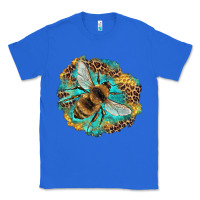 True Royal leopard honeycomb with bee Classic Tee - Artiststas