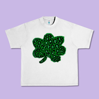 Shamrock St Patrick Urban Heavy Tee Designed By Bettercallsaul