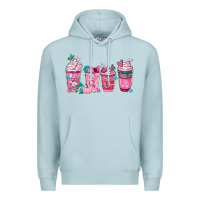 Blue Mist Breast Cancer Coffee Cups Premium Hoodie - FaDigitalArtStudio