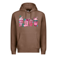 Chestnut Breast Cancer Coffee Cups Premium Hoodie - FaDigitalArtStudio