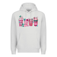 Dove Grey Breast Cancer Coffee Cups Premium Hoodie - FaDigitalArtStudio