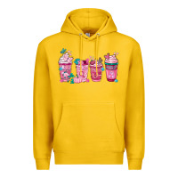 Lemon Breast Cancer Coffee Cups Premium Hoodie - FaDigitalArtStudio