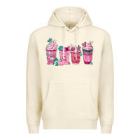 Sandshell Breast Cancer Coffee Cups Premium Hoodie - FaDigitalArtStudio