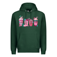 Sports Green Breast Cancer Coffee Cups Premium Hoodie - FaDigitalArtStudio