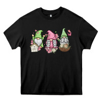 Black spring gnomes Heavy Core Tee - MaliasSmallBusiness