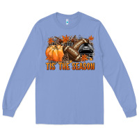 Colony Blue Tis' the season Football black helmet Long Sleeve Tee - NancyCooperArtShop