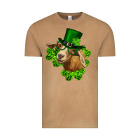 Vintage Camel st. patrick's day goat clovers and leprechaun hat Vintage Tee - RanaPortraitStore