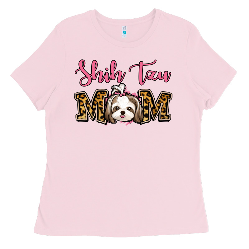 Shih Tzu Mom Ladies Tee by Jasminsmagicworld | Teevron