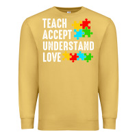 Antique Gold Teach Accept Understand Love Premium Sweatshirt - CowhideDigitalArt