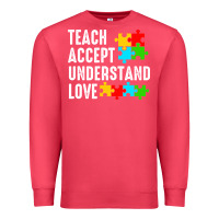 Cardinal Teach Accept Understand Love Premium Sweatshirt - CowhideDigitalArt