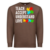Chestnut Teach Accept Understand Love Premium Sweatshirt - CowhideDigitalArt
