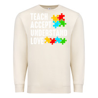 Sandshell Teach Accept Understand Love Premium Sweatshirt - CowhideDigitalArt