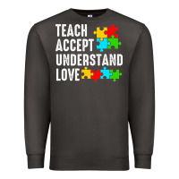 Smoke Teach Accept Understand Love Premium Sweatshirt - CowhideDigitalArt